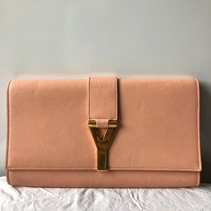 YSL Pink Clutch